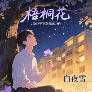 梧桐花 (孩子啊别急着摘月牙)
