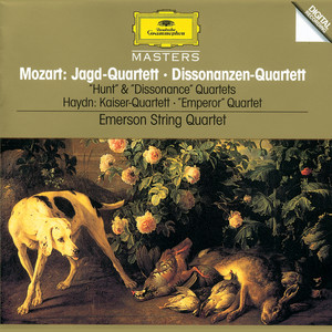 Mozart, W.A.: String Quartets K. 458 "Hunt"; K. 465 "Dissonance" / Haydn, J.: String Quartet, Op.76 No.3 "Emperor" (莫扎特：弦乐四重奏，作品458“狩猎”；作品465“不协调” / 海顿：弦乐四重奏，作品76之3“皇帝”)