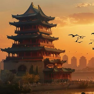 滕王阁里怅然轻落笔