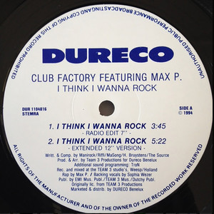 I Think I Wanna Rock (Extended Club Mix)