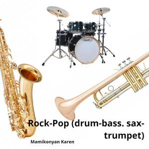 Rock-Pop (Drum-Bass. Sax-Trumpet) (Instrumental)