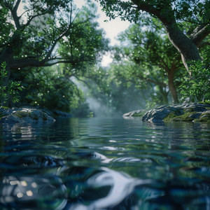 Water Rhythms for Dogs' Relaxation