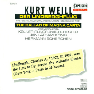 Der Lindberghflug (1st version) - No. 13. Hindemith: Auf dem Flugplatz Le Bourget bei Paris erwartet in der Nacht des 21. Mai 1927 abends 10 Uhr eine riesige Menge den amerikanischen Flieger