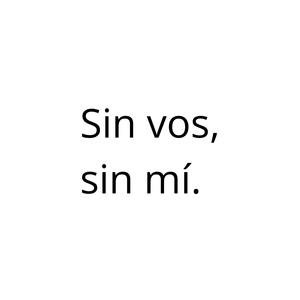 Sin vos, sin mí. (feat. Buda) (Explicit)