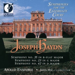 HAYDN, J.: Symphonies - Nos. 23, 35, 42 (Apollo Ensemble, Hsu)