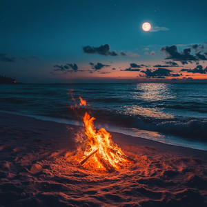 Cozy Fire at the Beach