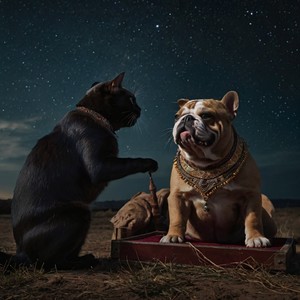 Black cat rhythms and bulldog roars