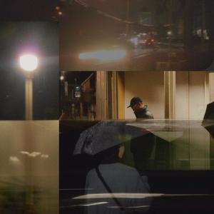 city lights of a foreign road