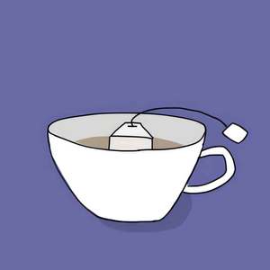 湯煎したお湯で紅茶を淹れました (Tea Brewed with the Bain-Marie Water)