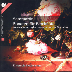 Sammartini, G.: Recorder Sonatas in G Minor / F Major / B-Flat Major