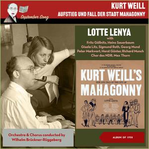Kurt Weill: Aufstieg und Fall der Stadt Mahagonny (Album of 1958)