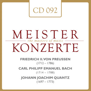 Konzert D-Dur pour Potsdam für Flöte, Streicher, Basso continuo - Presto