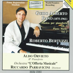 Guido Alberto Fano : Musica per pianoforte, vol. 2 (Piano Works, Vol. 2)