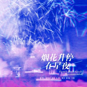 烟花升停在星夜