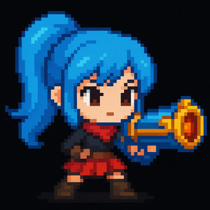 Emiru with a Gun (Explicit)