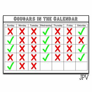 Cougars in the Calendar