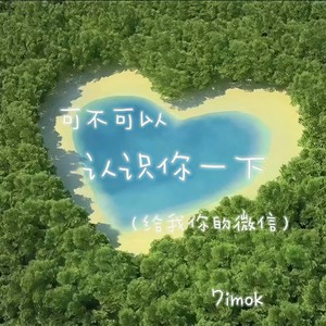 可不可以认识你一下(给我你的微信)