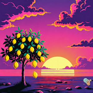 Sunset Over The Lemon Tree