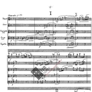 Wind Quintet No 2 (flute, oboe, clar.,horn, bassoon) 1982. Op. 129