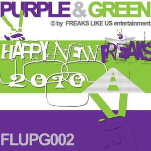 Purple & Green Happy New Freaks 2010