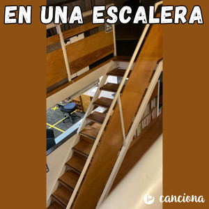 En una escalera