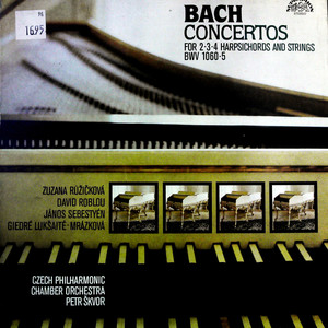 Concertos For 2-3-4 Harpsichords And Strings BWV 1060-5（黑胶版）