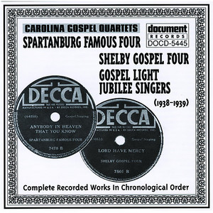 Carolina Gospel Quartets (1938-1939)