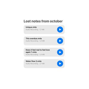 Lost notes from october (Explicit)