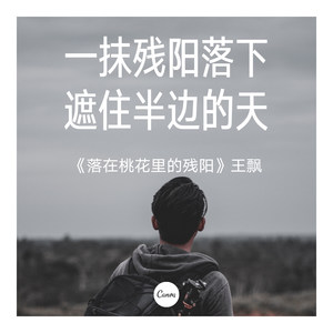 落在桃花里的残阳