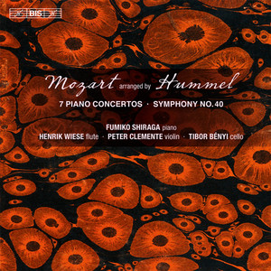 Mozart: 7 Piano Concertos - Symphony No. 40 arranged by Johann Nepomuk Hummel