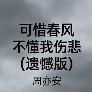 可惜春风不懂我伤悲-周亦安