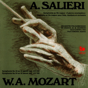 Antonio Salieri: Sinfonia in D Major "Il giorno onomastico" - Concerto for Flute and Oboe in C Major - Wolfgang Amadeus Mozart: Symphony No. 33, K. 319 - Symphony No. 24, K. 182