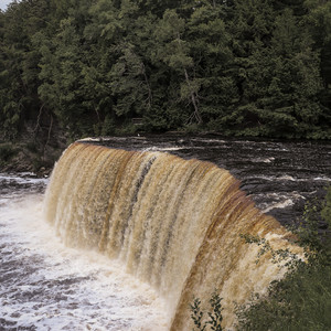 Drifting Down the Falls