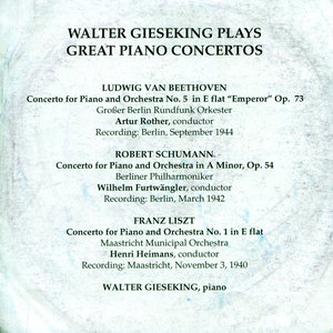Concerto for Piano an Orchestra No. 5 in E-Flat Major, Op. 73 