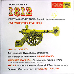1812 Festival Orchestra, Op. 49 (Original Scoring) / Capriccio Italien. Op. 45（黑胶版）