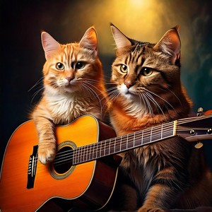 Feline Grace: Melodies with Guitar Music for Cats