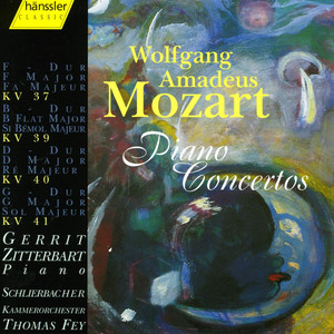 MOZART, W.A.: Piano Concertos Nos. 1-4 (Zitterbart, Schlierbacher Chamber Orchestra, Fey)