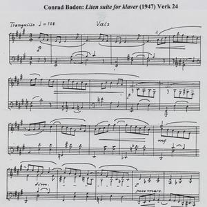 Vals, fra Liten suite for klaver, op 24 (1947) (feat. Torkil Baden)