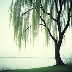 Dancing Willow Leaves