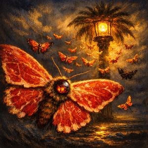 Мотыльками