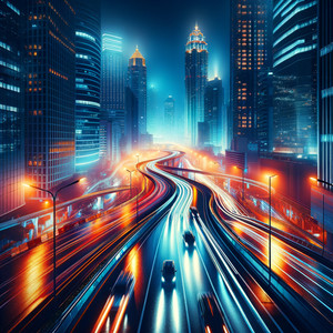 Ride Through the City Lights
