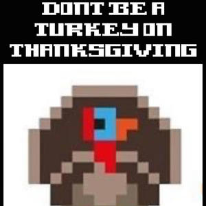 dont be a turkey on thanksgiving