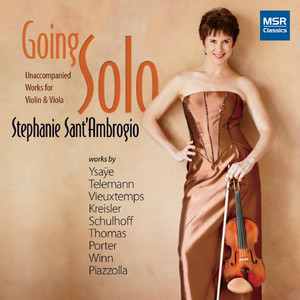 Stephanie Sant'Ambrogio - Fantasia No. 7 in E-Flat Major for Solo Violin - II. Allegro