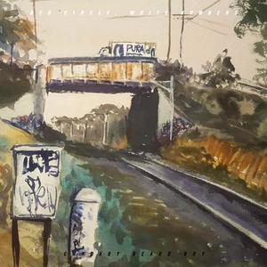 Red Circle, White Numbers