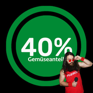 40% Gemüseanteil