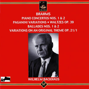 Brahms: Piano Concertos 1 & 2 - Paganini Variations - Waltzes - Ballades 1 & 2 - Variations on An Original Theme (勃拉姆斯：钢琴协奏曲1和2  -  帕格尼尼变奏曲 - 华尔兹 -  叙事曲 1和2  - 原创主题的变化)