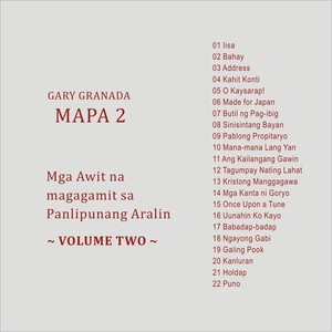 Mapa 2: Mga Awit Na Magagamit Sa Panlipunang Aralin, Vol. 2