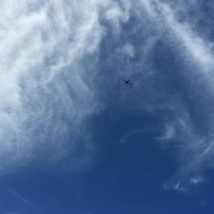 After rain the sky looks blue