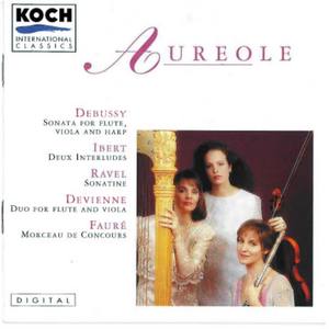 Aureole Trio: Music By Debussy, Faure, Ibert, Devienne & Ravel/salzedo