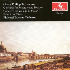 TELEMANN, G.P.: Double Concerto for Recorder and Bassoon, TWV 52:F1 / Viola Concerto, TWV 51:G9 (Berardi, Godburn, Miller)